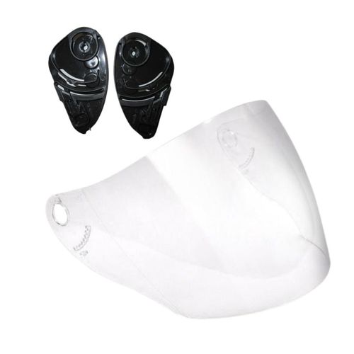 Kit Viseira + Fixação Capacete Bieffe Allegro Honda Aberto