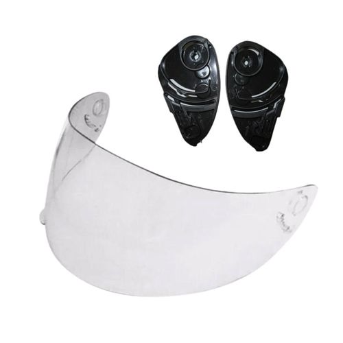 Kit Viseira + Fixação Capacete Fly Drive