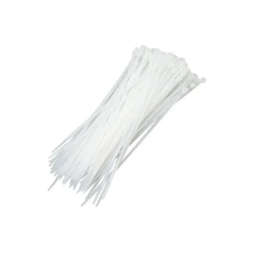 Abraçadeira de Nylon 280 x 4,8 Branca com 500 Peças - Fertak