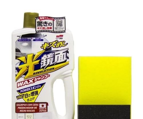 SHAMPOO COM CERA WHITE GLOSS SOFT99