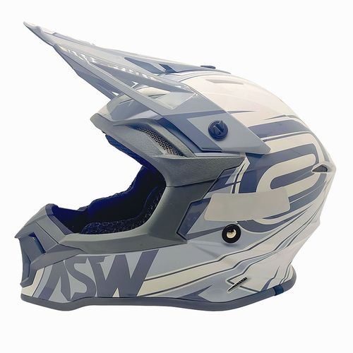 CAPACETE ASW FUSION 2.0 BLADE OFF WHITE