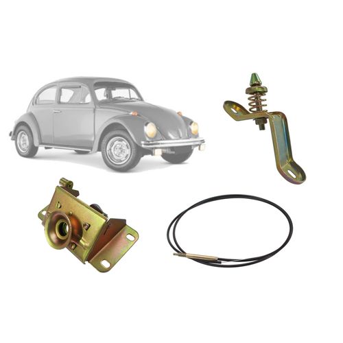 Kit Cabo E Fechos Do Capô Fusca 1200 Ate 1970