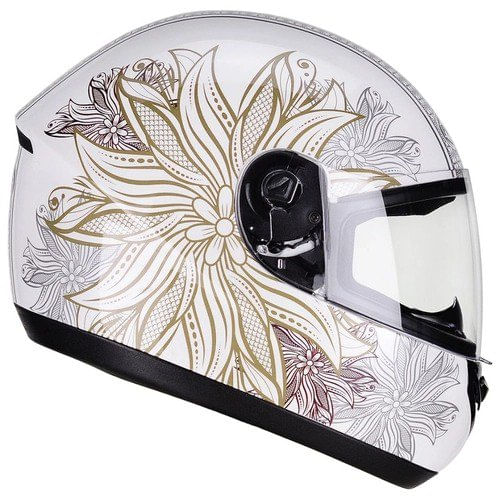 Capacete Peels Spike Mandala Branco/ Dourado