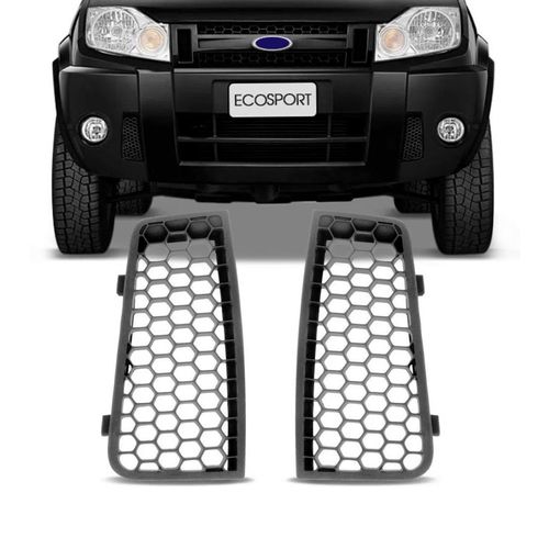 Par Moldura da Grade Parachoque Ecosport