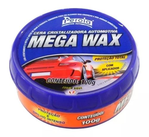 Cera Cristalizadora Mega Wax 100gr perola 30301