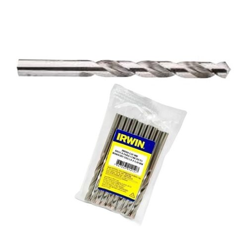 Broca Aço Rápido DIN 338 -  93 X 6,0 mm (10 Unidades) - Irwin