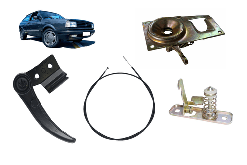 Kit Cabo + Fecho Inferior E Superior Capô Gol 1988 A 1994 Qu